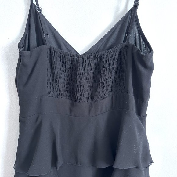 Esprit Collection Black Lined 100% polyester Layered Dress - US 2 - Picture 5 of 10